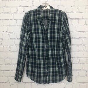 sHiRt CP Shades Blue Green Plaid Buttondown